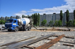 Балаково: В парке «Центральный» продолжаются работы по строительству фонтана 