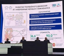 Нижнекамск: Глава миндортранса Республики Татарстан представил планы по развитию трамвайного движения в городе