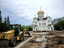 Самара: «Жилье и городская среда» - в городе благоустраивают вторую очередь парка «Воронежские озера»