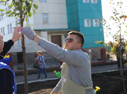 Уфа: В городе прошла республиканская акция «Зеленая Башкирия».