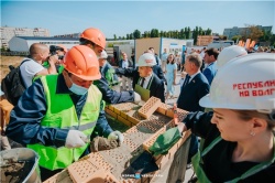 Чебоксары: В городе приступили к строительству школы в Садовом на 1650 учеников