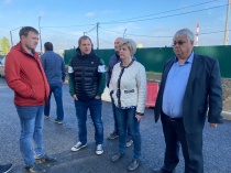 Саратов: Лада Мокроусова провела очередное выездное совещание с целью контроля выполнения работ по реконструкции объектов города