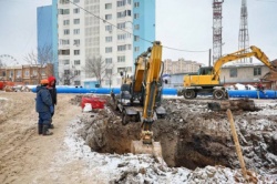 Самара: В городе в рамках реконструкции улицы XXII Партсъезда завершены работы по перекладке инженерных сетей на одном из участков