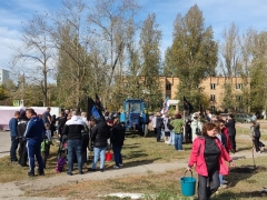 Тольятти: Жители города заложили Аллею Славы в микрорайоне Поволжский