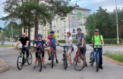 Димитровград: Велопрогулка с главой города Андреем Большаковым