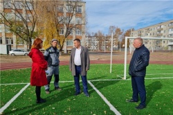 Новочебоксарск: В городе завершается строительство плоскостного стадиона в рамках нацпроекта «Демография»