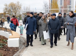 Казань: Президент Татарстана посетил новый парк в Салават Купере