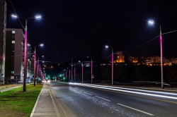 Уфа: В городе появились необычные фонарные столбы