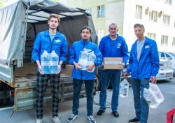 Нижнекамск: Для эвакуированных жителей - из города отправили гуманитарный груз в Белгородскую область