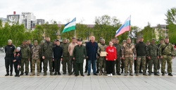 Уфа: Проводили бойцов в зону боевых действий