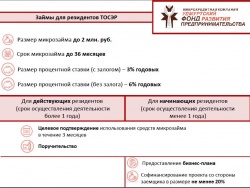 Сарапул: Действующие и начинающие резиденты ТОСЭР "Сарапул" могут получить льготные займы