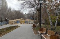 Волгоград: Реставрация фонтана между ВолгГТУ и ВГСПУ продолжится под специальным шатром