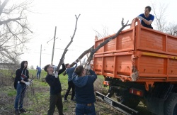 Балаково: Работники Балаковской АЭС вывезли с городских улиц и парков около 15 тонн мусора