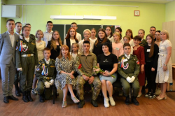 Чебоксары: Урок мужества для учеников чебоксарской школы № 57
