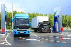 Новокуйбышевск: Заправка газомоторного топлива для новых автобусов в городе
