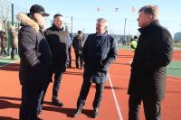 Волгоград: В поселке Горьковском построена новая универсальная спортивная площадка