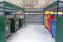 Уфа: В уфимских дворах установили 2500 пластиковых контейнеров