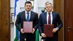 Уфа: Алексей Дёмкин и Ратмир Мавлиев подписали План мероприятий по реализации соглашения о сотрудничестве между городами