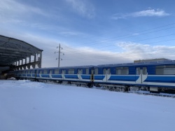 Самара: В новом дизайне и с новой «начинкой». В город прибыли 6 капитально отремонтированных вагонов метро